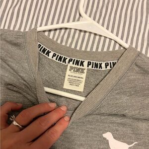 Gray PINK long sleeve